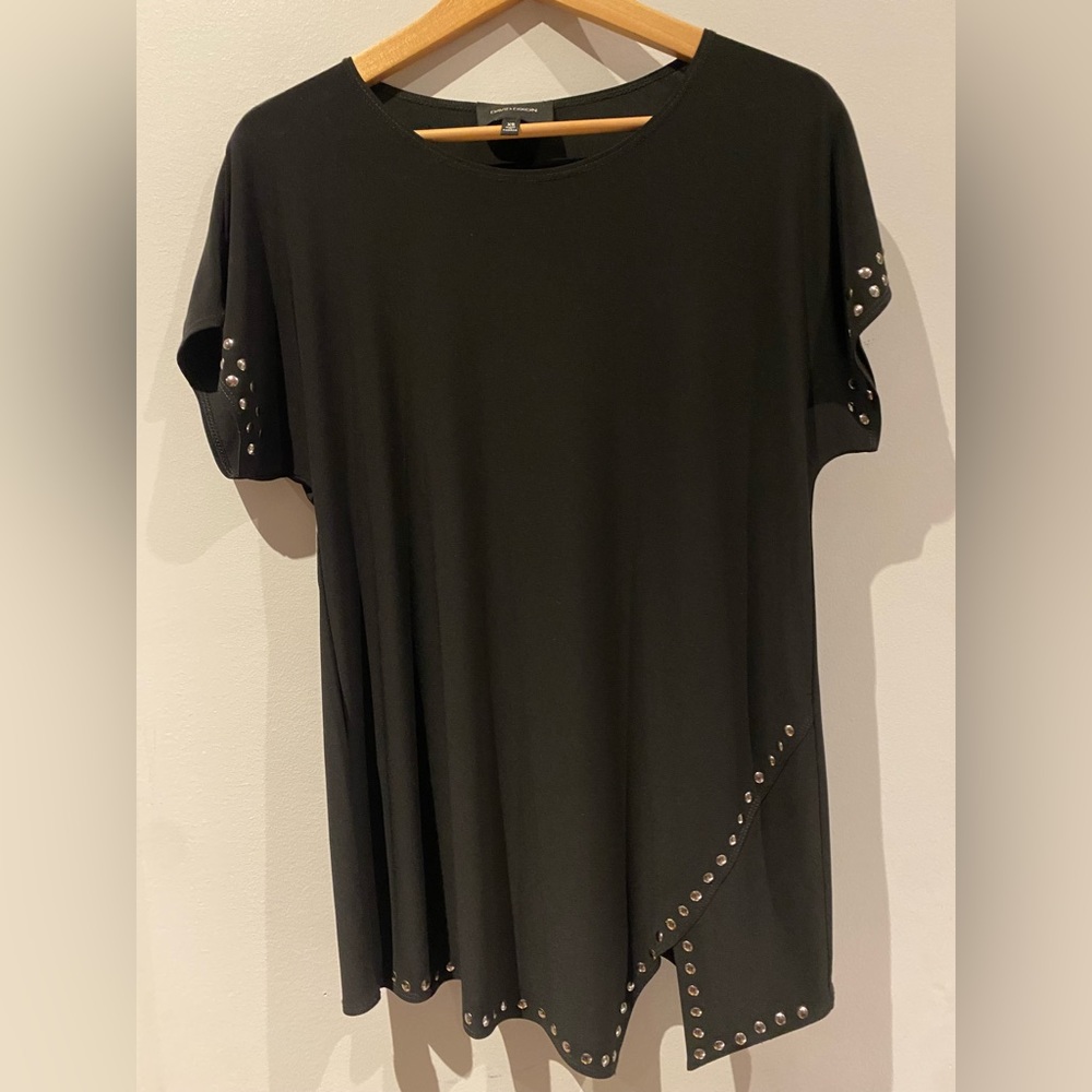 David Dixon Asymmetrical Short Sleeve Shirt